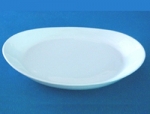 จานวงรี,จานโอเวล,จานใส่กับข้าว,Oval Plate,รุ่น P0285 ขนาด 28cm,เซรามิค,พอร์ซเลน,