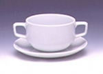 ถ้วยซุป 2 หู,Soup Cup 2 Hold,รุ่น P0262 ความจุ 0.28L,เซรามิค,พอร์ซเลน,Ceramics,P
