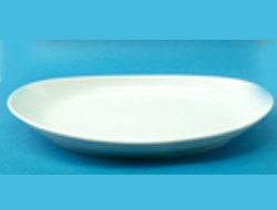 จานวงรี,จานโอเวล,จานใส่กับข้าว,Oval Plate,รุ่น P0223 ขนาด 34cm,เซรามิค,พอร์ซเลน,