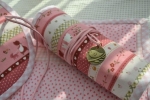 Pre Order กระเป๋า Patchwork ใส่โครเชต์ 8-9 ช่อง