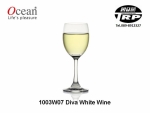 แก้วไวน์ขาว,แก้วก้าน,White Wine,รุ่น 1003W07,Diva,ขนาด 7 oz. 200 ml,กว้าง 67 mm,