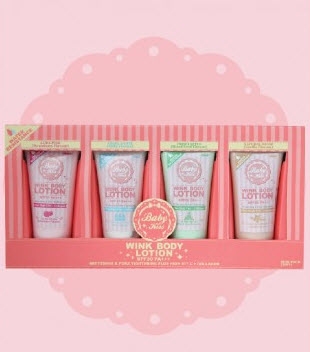 Mini Baby Kiss Wink Body Lotion - 4 in 1 Pack with SPF 30 PA+++ Mini Baby Kiss Wink Body Lotion - 4 in 1 Pack with SPF 30 PA+++
