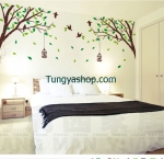 สติ๊กเกอร์ติดผนังบ้าน60*90 cm.x 2 pcs.
