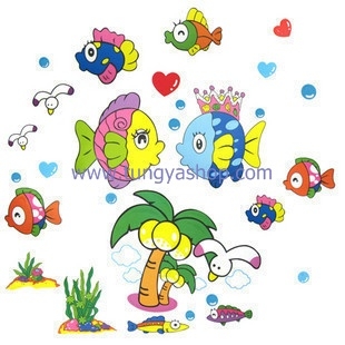 สติ๊กเกอร์ติดผนังบ้าน 33x60 cm.