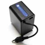 แบตเตอรี่ สำหรับกล้อง JVC รหัสแบต BN-VG121 (หัวแบน) ความจุ 3000mAh พร้อมแท่นชาร์