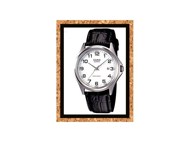 นาฬิกาCasio รุ่นMTP-1183E -7B สีเงิน สายหนัง สำหรับสุภาพบุรุษ