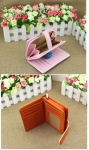 พร้อมส่ง กระเป๋าเงินตอก 2 พับหมุดขนาดกลาง