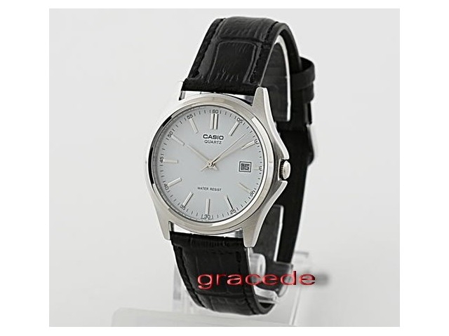 นาฬิกา Casio รุ่น LTP1183E-7 สีเงิน สายหนัง สำหรับสุภาพสตรี