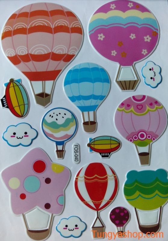 สติีกเกอร์ตัวนูน