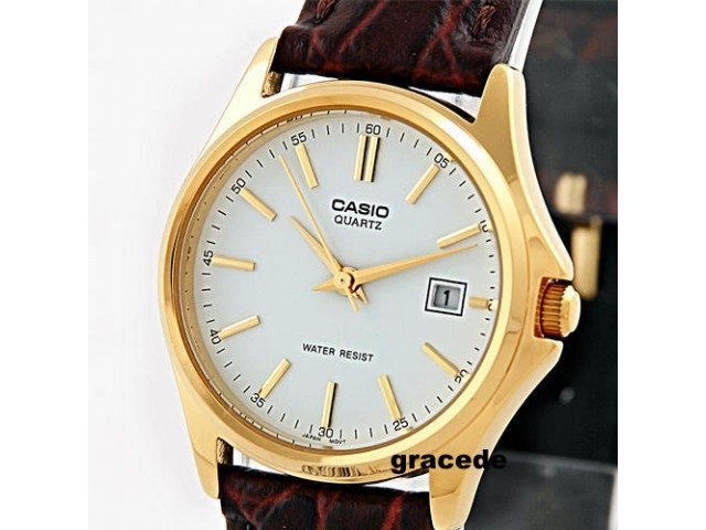 นาฬิกา Casio รุ่น LTP1183Q-7A สีทอง สายหนัง สำหรับสุภาพสตรี