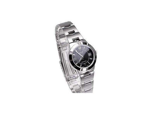 นาฬิกา Casio รุ่น LTP1241D-1A สีดำ สำหรับสุภาพสตรี นาฬิกาแฟชั่น