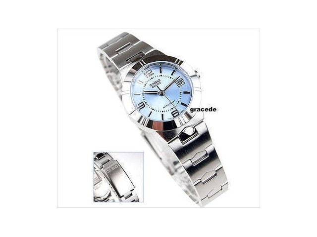 นาฬิกา Casio รุ่น LTP1241D-2ADF สิฟ้าสำหรับสุภาพสตรี