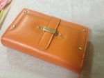 พร้อมส่ง กระเป๋าเงินตอก 2 พับหมุดขนาดกลาง