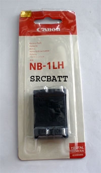 แบตเตอรี่กล้อง ยี่ห้อ Canon NB-1L ความจุ 840 mAh