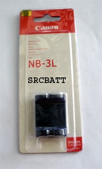 แบตเตอรี่กล้อง ยี่ห้อ Canon NB-3L ความจุ 790 mAh