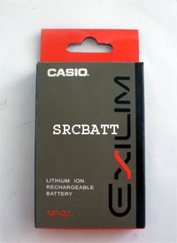 แบตเตอรี่กล้อง ยี่ห้อ Casio NP-20 ความจุ 680 mAh