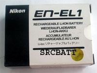 แบตเตอรี่กล้อง ยี่ห้อ Nikon EN-EL1 ความจุ 680 mAh