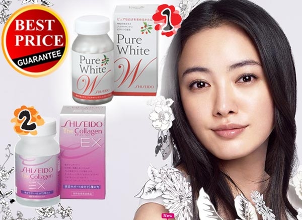 SET สุดยอดผิวขาวใส ขั้นเทพมาแว้วววว Shiseido Pure White W 270 เม็ด + Shiseid SET สุดยอดผิวขาวใส ขั้นเทพมาแว้วววว Shiseido Pure White W 270 เม็ด + Shiseid