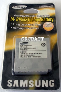 แบตเตอรี่กล้อง ยี่ห้อ Samsung IA-BP85ST ความจุ 850 mAh