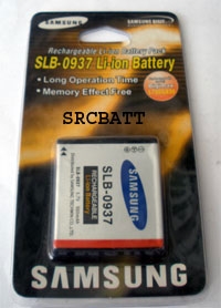 แบตเตอรี่กล้อง ยี่ห้อ Samsung SLB-0937 ความจุ 900 mAh