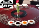 กระจกจานหมุนบนโต๊ะอาหาร,เรซีซูัซัน,เลซี่ซูซาน,Glass,Lazy Susan,Made In Thailand,