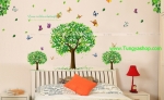 สติ๊กเกอร์ติดผนังบ้าน 60x90 cm.
