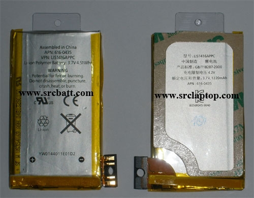 แบตเตอรี่มือถือยี่ห้อ Apple iPhone 3,3G,3GS ความจุ 1220mAh (AP-01)