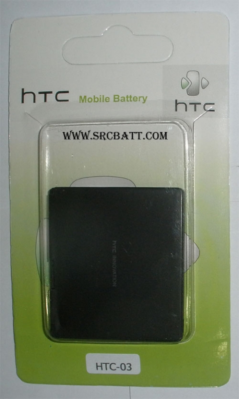 แบตเตอรี่มือถือยี่ห้อ HTC Touch HD ความจุ 1350mAh (HTC-03)