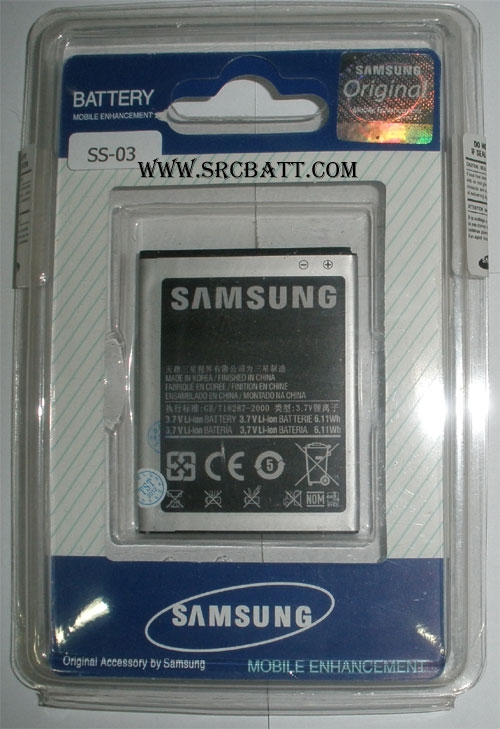 แบตเตอรี่มือถือยี่ห้อ Samsung Galaxy S2,GT-I9100 ความจุ 1650mAh (SS-03)
