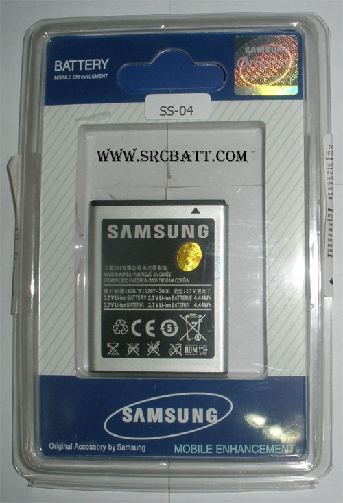 แบตเตอรี่มือถือยี่ห้อ Samsung Galaxy Mini S5570 ความจุ 1200mAh (SS-04)