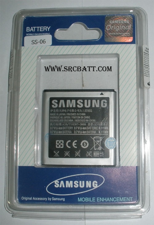 แบตเตอรี่มือถือยี่ห้อ Samsung Galaxy Omnia i9020,i8000,i9000 ความจุ 1650mAh (SS-