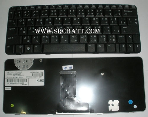 คีย์บอร์ดโน๊ตบุ๊คสำหรับ HP Presario CQ20 2230S (HP-03) สีดำ คีย์บอร์ดโน๊ตบุ๊คสำหรับ HP Presario CQ20 2230S (HP-03) สีดำ