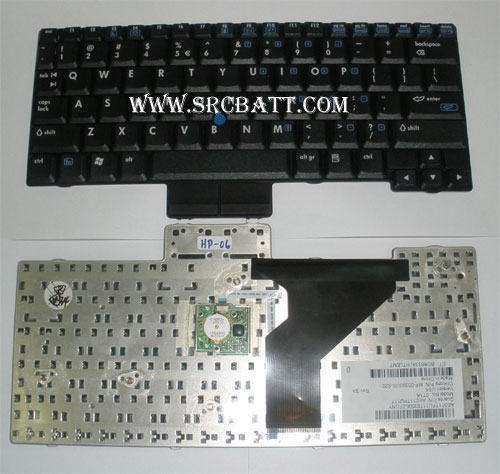 คีย์บอร์ดโน๊ตบุ๊คสำหรับ HP NC2400 Series (HP-06) สีดำ แถมสติ๊กเกอร์