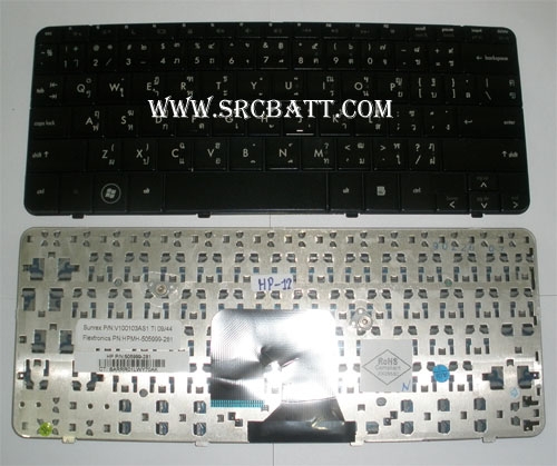 คีย์บอร์ดโน๊ตบุ๊คสำหรับ HP DV2 DV2-1000 (HP-12) สีดำ