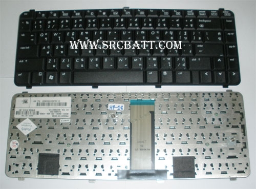 คีย์บอร์ดโน๊ตบุ๊คสำหรับ HP 6730S 6530S 610 (HP-18) สีดำ