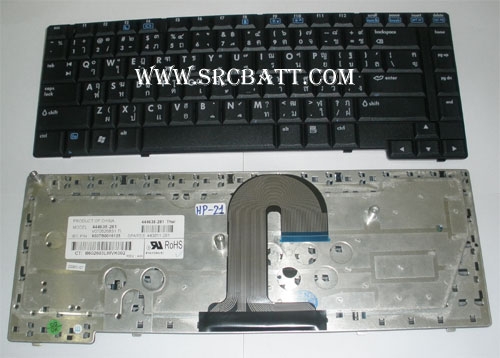 คีย์บอร์ดโน๊ตบุ๊คสำหรับ HP 6710B 6715B 6515B (HP-21) สีดำ คีย์บอร์ดโน๊ตบุ๊คสำหรับ HP 6710B 6715B 6515B (HP-21) สีดำ
