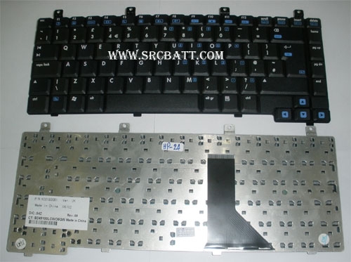 คีย์บอร์ดโน๊ตบุ๊คสำหรับ HP Pavillion ZV5000 DV5000 (HP-24) สีดำ แถมสติ๊กเกอร์