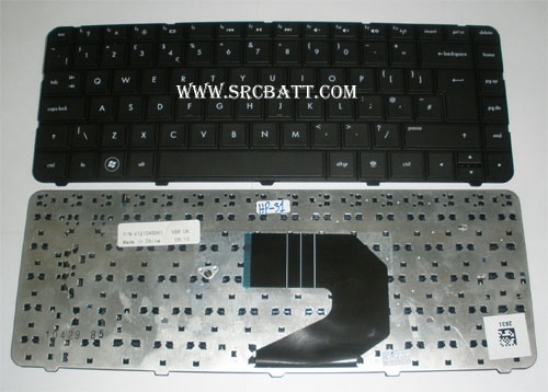 คีย์บอร์ดโน๊ตบุ๊คสำหรับ HP Pavillion G4-1000 G6-1000 CQ43 (HP-31) สีดำ แถมสติ๊กเ