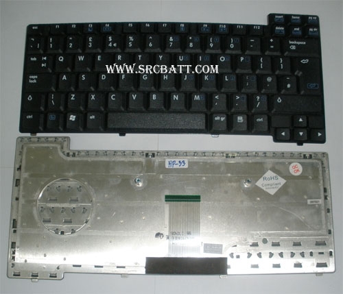 คีย์บอร์ดโน๊ตบุ๊คสำหรับ HP NC6100 NX6100 NC6120 NC6110 (HP-33) สีดำ