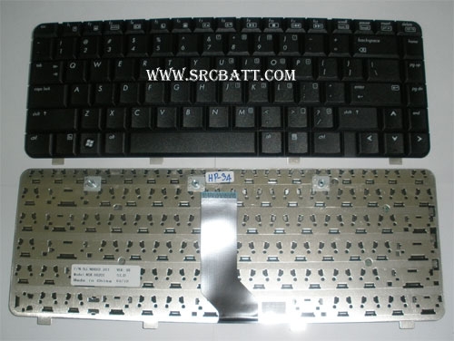 คีย์บอร์ดโน๊ตบุ๊คสำหรับ HP Presario V3000 Pavillion DV2000 (HP-34) สีดำ แถมสติ๊ก
