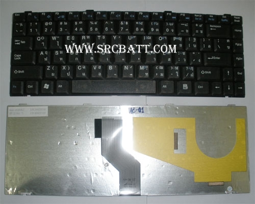 คีย์บอร์ดโน๊ตบุ๊คสำหรับ Acer TravelMate 3200 (AC-01) สีดำ