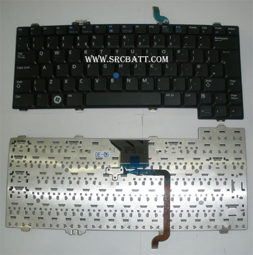 คีย์บอร์ดโน๊ตบุ๊คสำหรับ Dell Latitude XT (DE-05) สีดำ แถมสติ๊กเกอร์