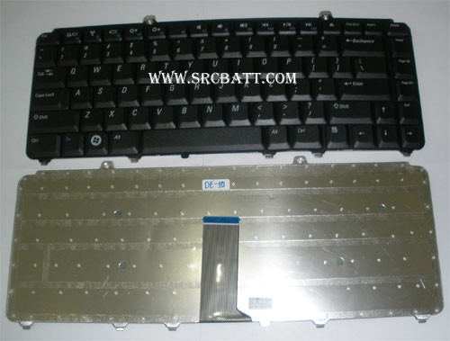 คีย์บอร์ดโน๊ตบุ๊คสำหรับ Dell Vostro 1400 1500 (DE-10) สีดำ แถมสติ๊กเกอร์
