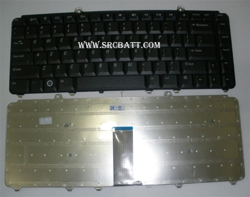 คีย์บอร์ดโน๊ตบุ๊คสำหรับ Dell Inspiron 1540 1545 (DE-11) สีดำ แถมสติ๊กเกอร์