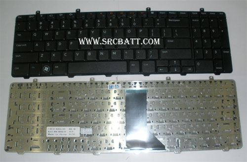 คีย์บอร์ดโน๊ตบุ๊คสำหรับ Dell Inspiron 1564 1565 (DE-13) สีดำ แถมสติ๊กเกอร์