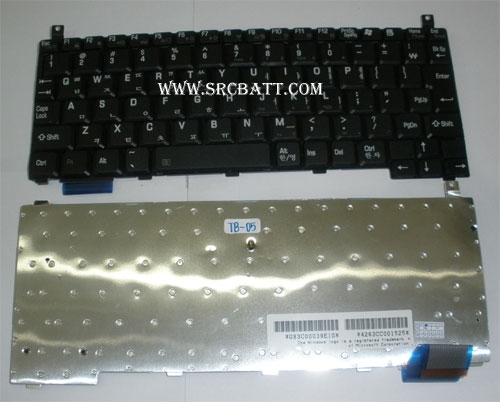 คีย์บอร์ดโน๊ตบุ๊คสำหรับ Toshiba Protige M300 PR150 (TO-05) สีดำ แถมสติ๊กเกอร์