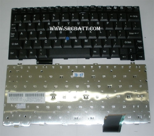 คีย์บอร์ดโน๊ตบุ๊คสำหรับ Toshiba Protige M100 P400 P4010 (TO-07) สีดำ แถมสติ๊กเกอ