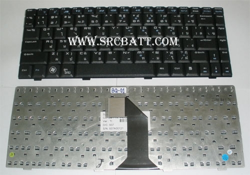 คีย์บอร์ดโน๊ตบุ๊คสำหรับ BenQ Joybook S35 (BQ-01) สีดำ