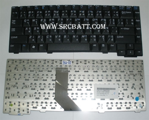 คีย์บอร์ดโน๊ตบุ๊คสำหรับ BenQ Joybook R56 (BQ-02) สีดำ