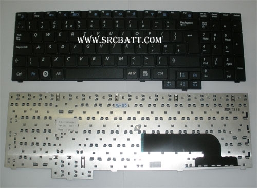 คีย์บอร์ดโน๊ตบุ๊ค สำหรับ Samsung X520 (SS-03) สีดำ แถมสติ๊กเกอร์